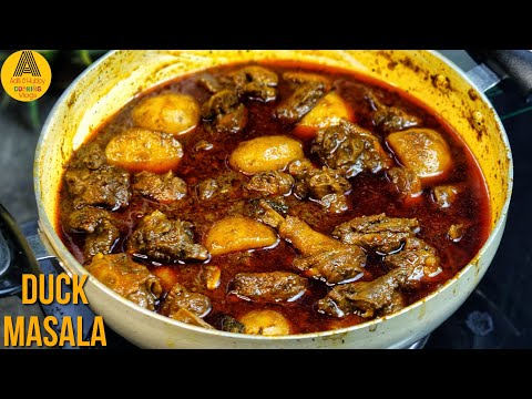Spicy Duck Masala Recipe | Indian Style Duck Curry Recipe | Masala Duck Recipe | Duck With Potatoes