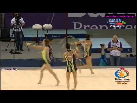 Latvia 6 clubs + 2 hoops Final - Baku Test 2015