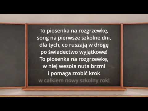 Piosenka na rozgrzewkę karaoke z linią melodyczną