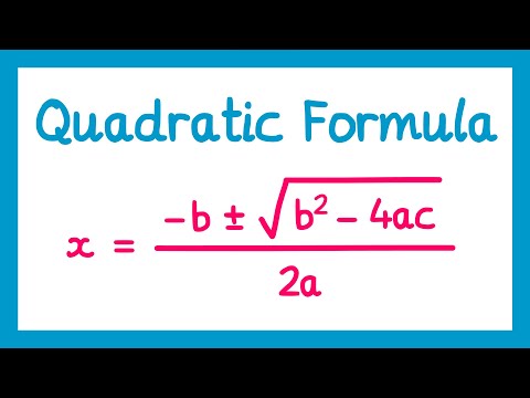The Quadratic Formula - GCSE Higher Maths