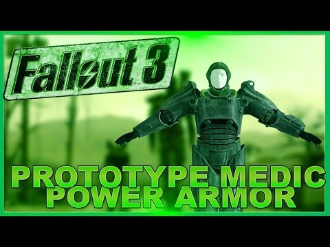 Fallout 3: PROTOTYPE MEDIC POWER ARMOR FOR FREE! // LOCATION
