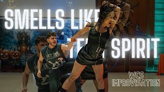 Thibault and Nicole Ramirez - West Coast Swing Improvisation - Warsaw Halloween Swing 2025