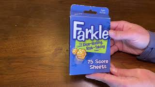 Farkle Score Sheets #farkle #dicegames #dice