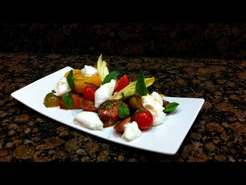 Burrata Heirloom Tomato Salad Recipe