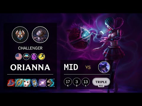 Orianna Mid vs Ryze - NA Challenger Patch 10.16