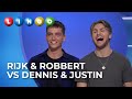 Is ROBBERT RODENBURG goed in LINGO? | Rijk & Robbert vs Dennis & Justin | Vrienden van Lingo #AFL2