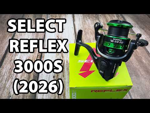  Котушка Select Reflex 3000S (2026) — низькопрофільна шпуля, 4+1 підшипник, 5.2:1