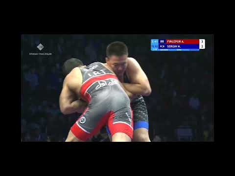 Коркин 2023. Финал 92 кг. Фирузпур А. -  Сергин Нь.