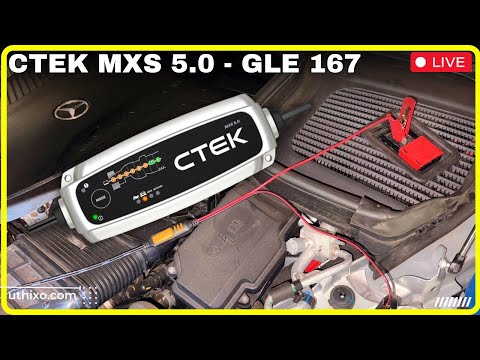 CTEK MXS 5.0 | Test & Nutzung am Mercedes-Benz GLE V167 - ANLEITUNG / REVIEW Auto Batterieladegerät