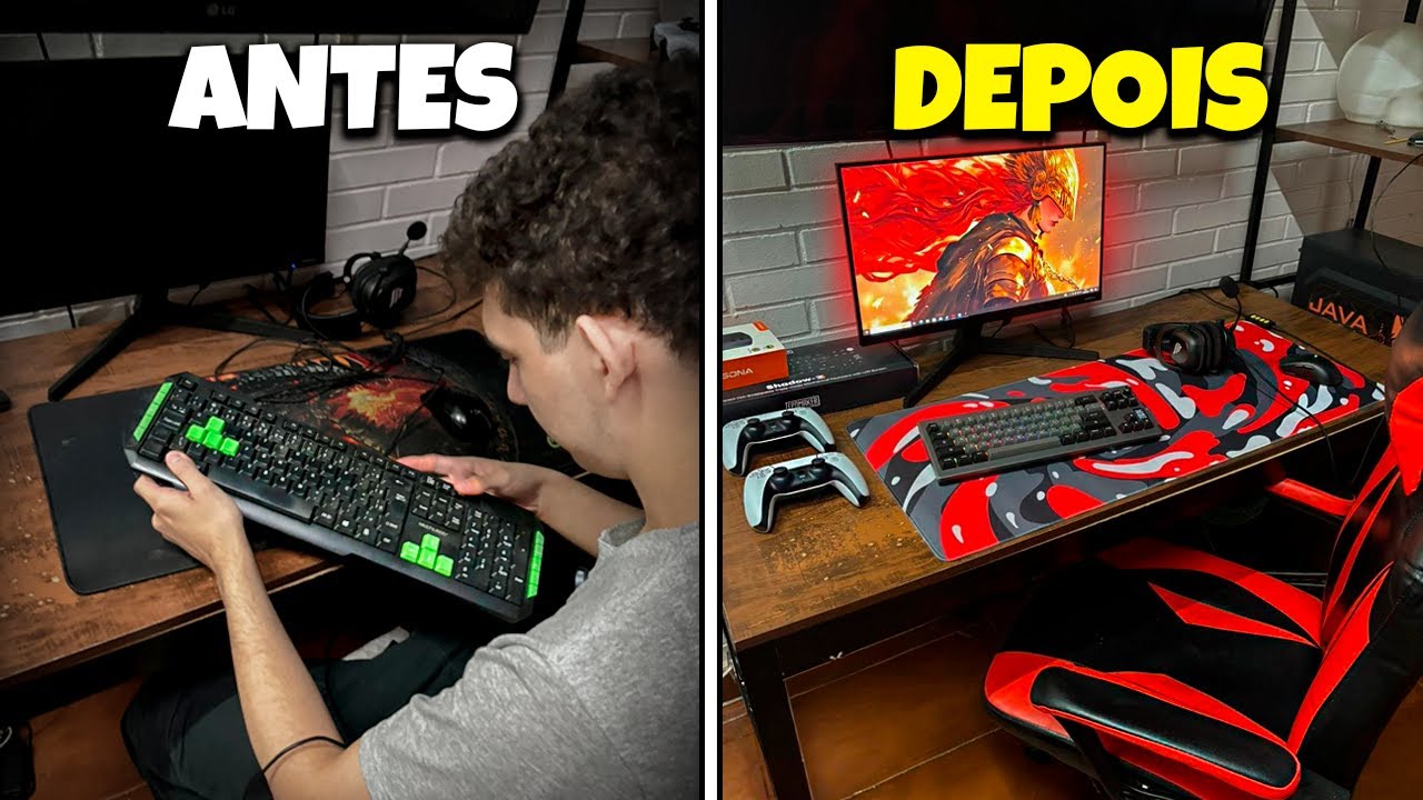 Reformei o Setup do Meu Melhor Amigo (tava ruim kk)
