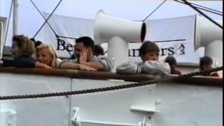 "Statsraad Lehmkuhl" setting sail from Lerwick - 7th June 1992