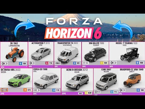 10 NEW CARS IN FORZA HORIZON 6!