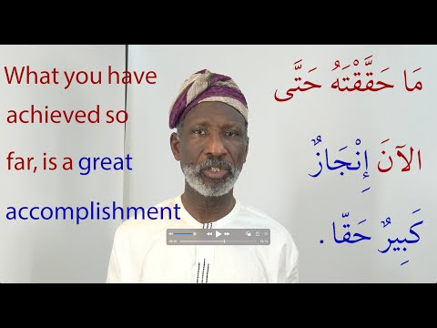 Arabic Vocabulary in Action with Dr Imran Alawiye 4