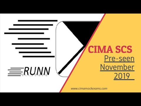 CIMA Strategic Level Case Study (SCS) Pre-seen Resources November 2019