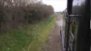 preview picture of video 'GWSR : Cheltenham Races At The Races Steam Trains, 5542  Winchcombe to Bishops Cleeve, 12/03/14'