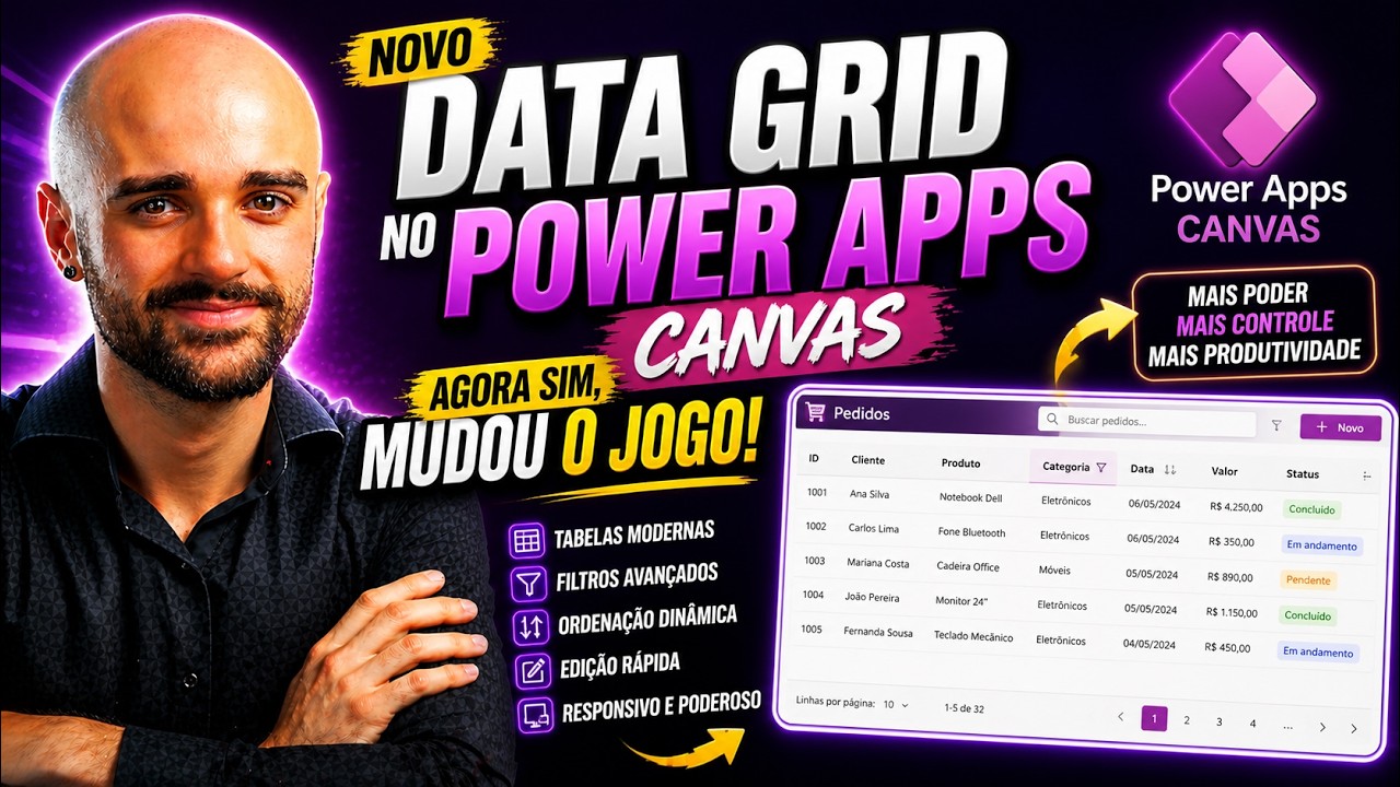 Novo Data Grid no Power Apps Canvas: Agora Sim Ficou Muito Melhor