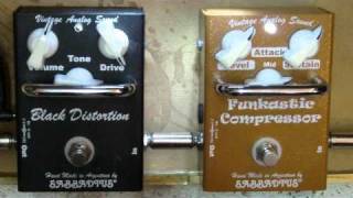 Video thumbnail for SABBADIUS FUNKASTIC COMPRESSOR + BLACK DISTORTION by SABBADIUS Electronics