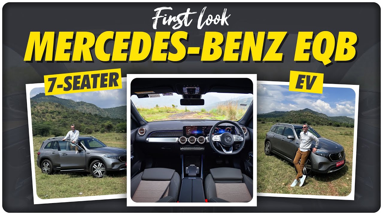 Driving the Mercedes-Benz EQB EV  | #RiaanGeorge #Mercedes #event