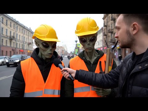 AI журналисты на улицах нейроМосквы: Опрос москвичей с помощью новейших технологий Veo 3