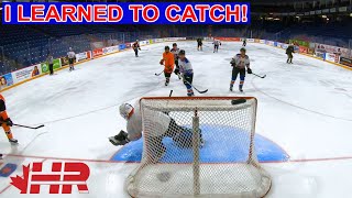 I learned to catch!? Blades beer league hockey goalie GoPro