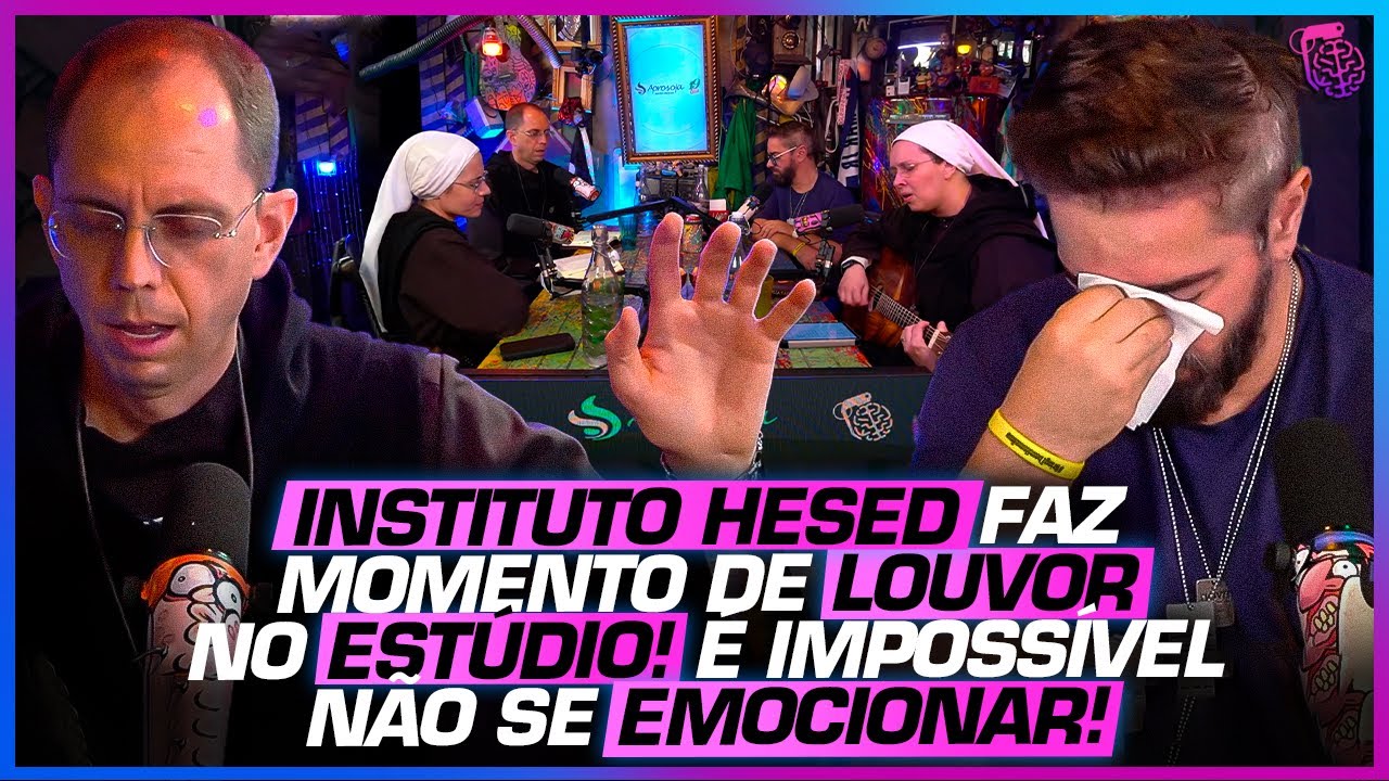 INSTITUTO HESED faz LINDO e EMOCIONANTE MOMENTO de LOUVOR em NOSSO ESTÚDIO