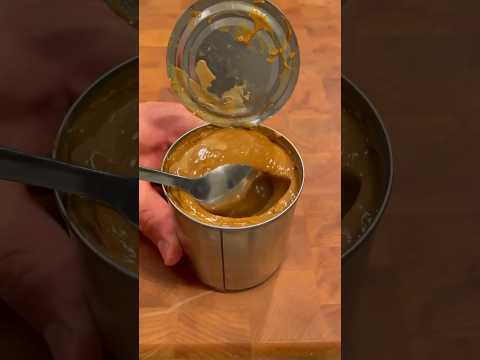 Dulce de leche from a can of sweetened condensed milk in a few hours #recipe