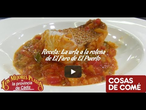 Recipe for sea bream in the Roteña style from El Faro de El Puerto