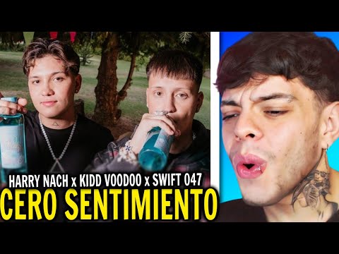 (REACCIÓN) Harry Nach, Kidd Voodoo, Swift 047 - Cero Sentimiento (Video Oficial) | Harryto's