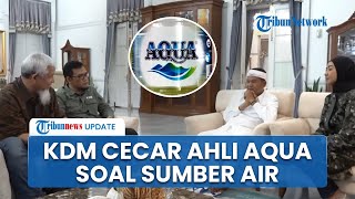 Dedi Mulyadi Cecar Pihak Aqua soal Sumber Air hingga Potensi Pergeseran Tanah Akibat Pengeboran