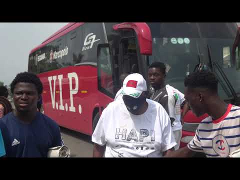 Arrival at the Cape Coast African Holocaust Dungeons - Ghana Dec 2020 Journey of a Lifetime Tour