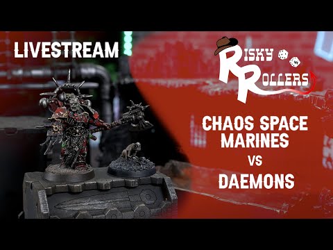 LIVESTREAM - *NEW* Chaos Daemons vs Chaos Space Marines 2000pts Matched Play Warhammer 40k!