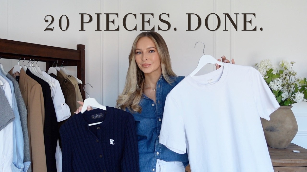 Spring Capsule Wardrobe 2026: 20 essential basics, endless outfits