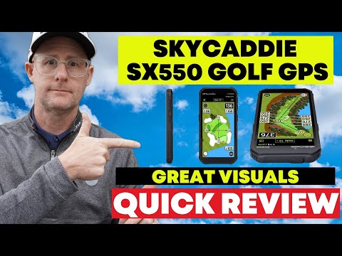 SkyCaddie SX550 Golf GPS Review - Great Visuals