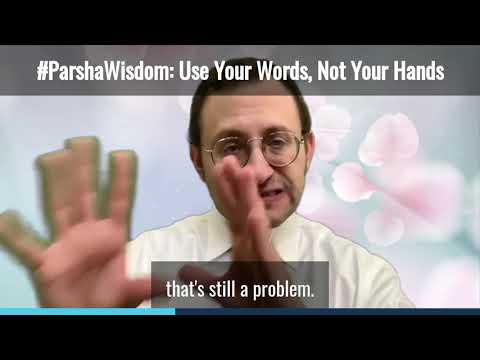 #ParshaWisdom - Parshat Pinchas: Use Your Words, Not Your Hands