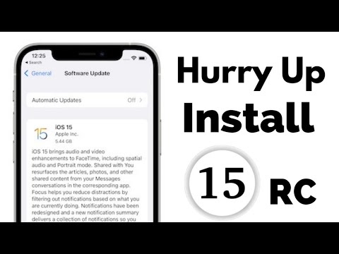 Apple Released New iOS 15 RC - How To Get New iOS 15 RC -Install iOS 15 official On iPhone & iPad