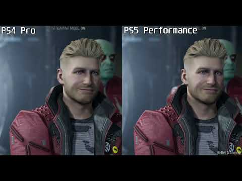 Guardians of Galaxy PS4 VS PS4 PRO VS PS5 Graphic Comparison