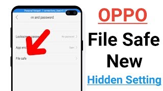 OPPO File Safe New Hidden Setting