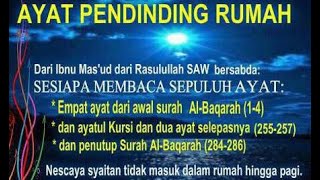 Download lagu AYAT RUQYAH PENGUSIR JIN PAGAR RUMAH PAGAR KELUARGA mp3