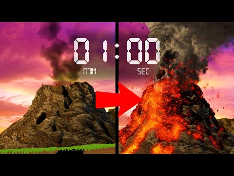 1 Minute Timer VOLCANO 🌋