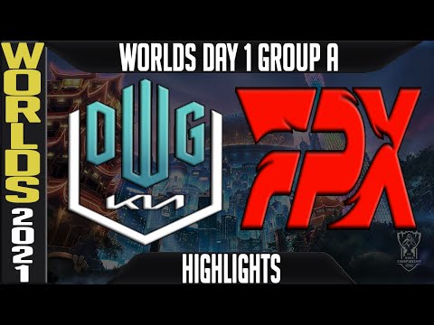 DK vs FPX Highlights | Worlds 2021 Day 1 Group A | Damwon KIA vs FunPlus Phoenix
