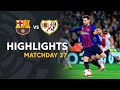 Highlights FC Barcelona vs Rayo Vallecano (3-1)