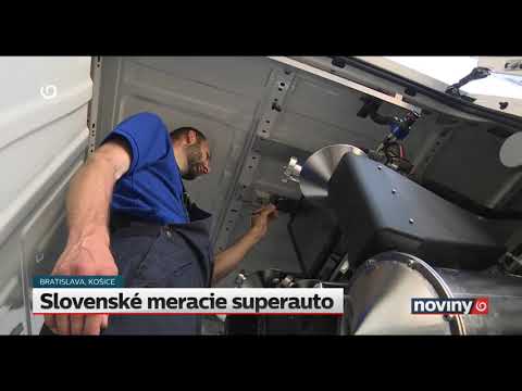 Reportáž TV JOJ - auto na metrologickú kontrolu výdajných stojanov na čerpacích staniciach PHM