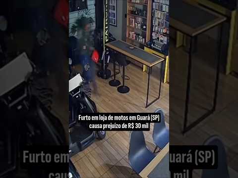 Furto em loja de motos em Guará causa prejuízo de R$ 30 mil
