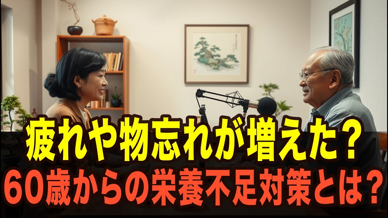 疲れや物忘れが増えた？60歳からの栄養不足対策とは？