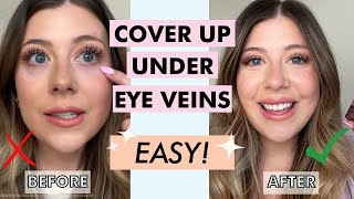 How to Conceal Under Eye Veins - LIGHT Coverage!