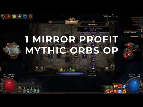 PoE 3.20 - Making over a MIRROR with Mythic Orbs