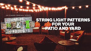 String Light Patterns for Your Backyard | Done-In-A-Weekend Projects: Illuminating Ideas | YouTube