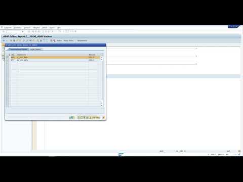SAP ABAP  Video 01: mein erstes Programm in ABAP  SE38, SE80