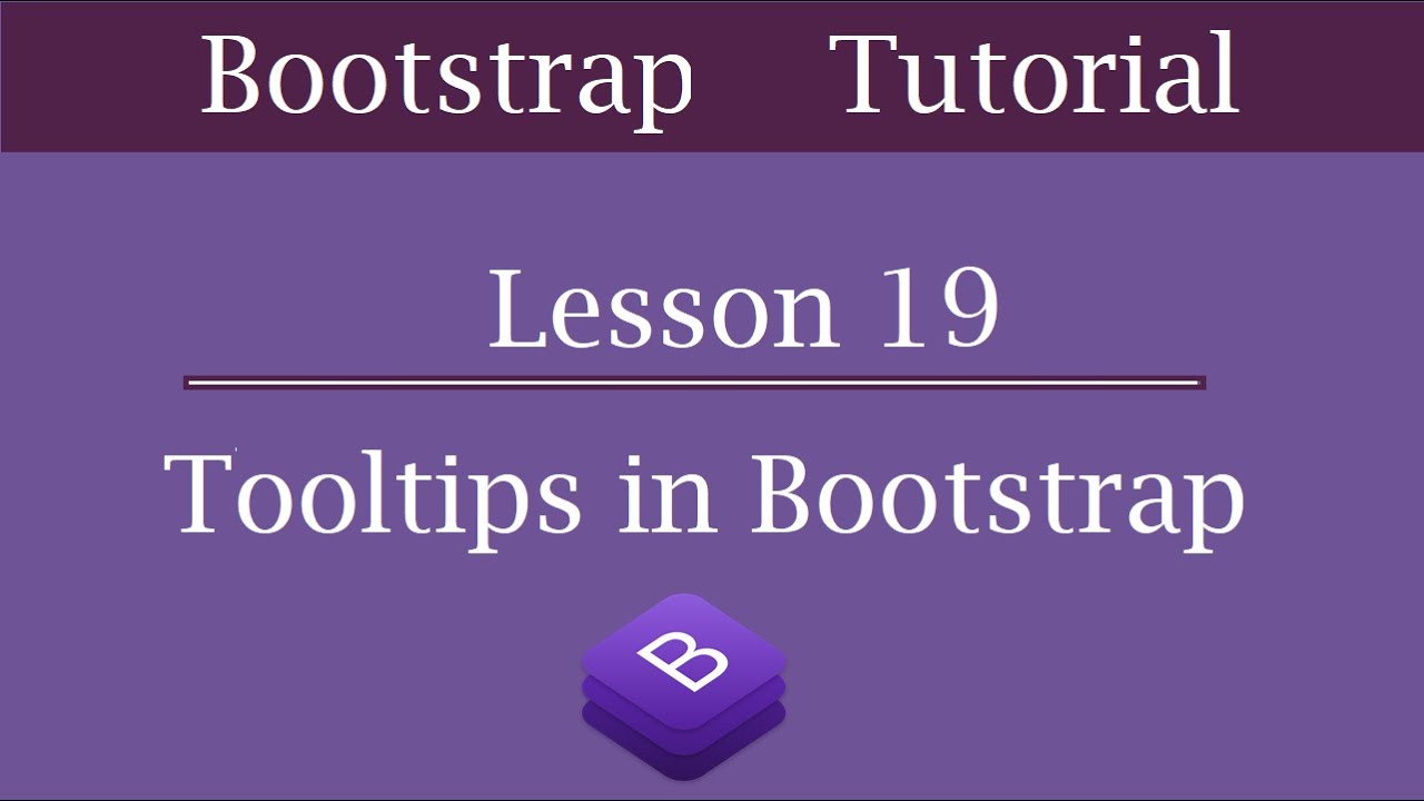 Tooltips in Bootstrap