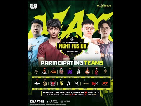 YG ပွဲကြည့်ကြမယ် | 2025 Pubg Mobile Fight FusionInvitational S2 | Day 1 (Watch Party) #yg
